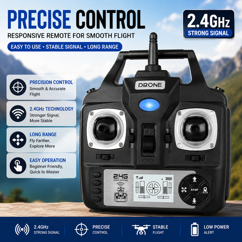 Drone Profesional con Cámara 4K HD – FFOrder | Rojo, Blanco o Negro