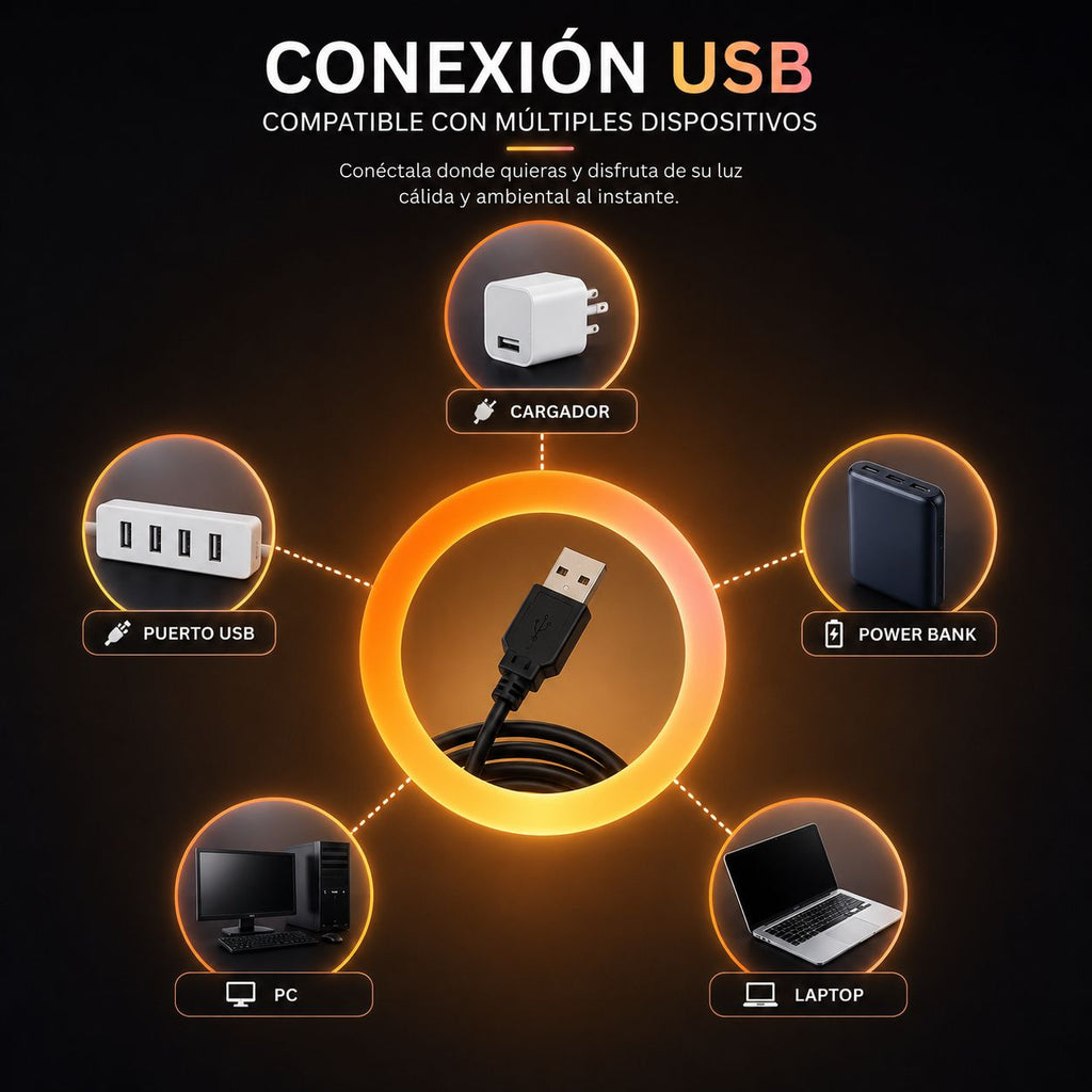 USB Sunset Light Lamp