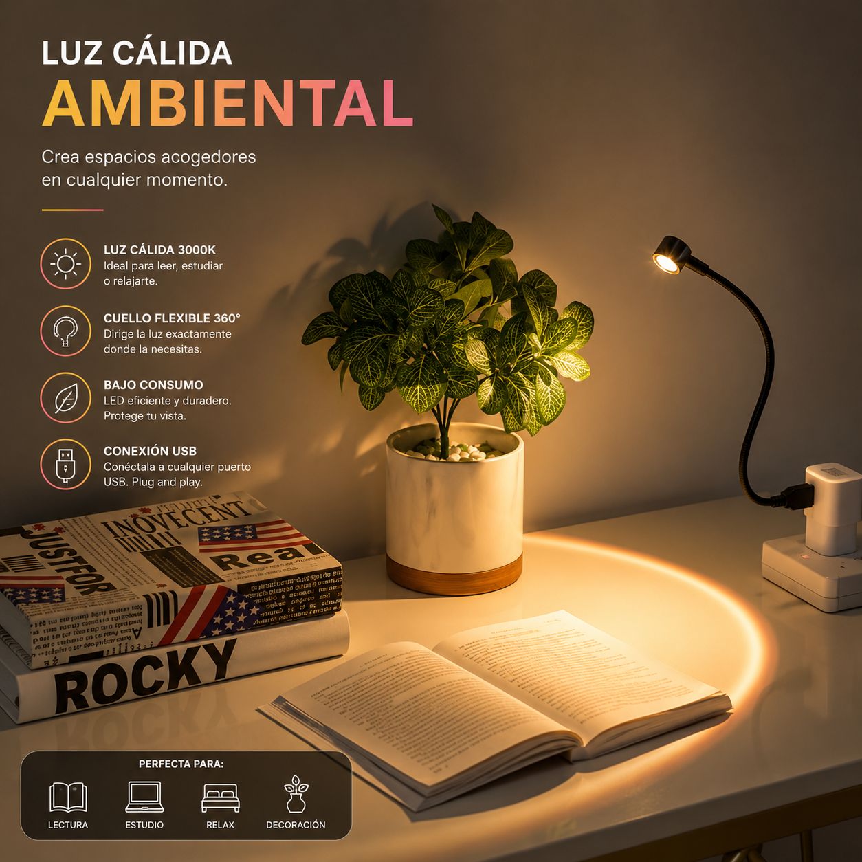 USB Sunset Light Lamp