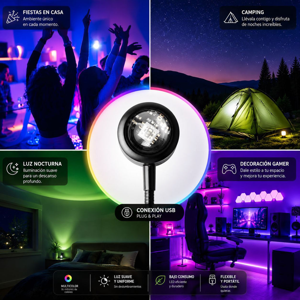USB Sunset Light Lamp