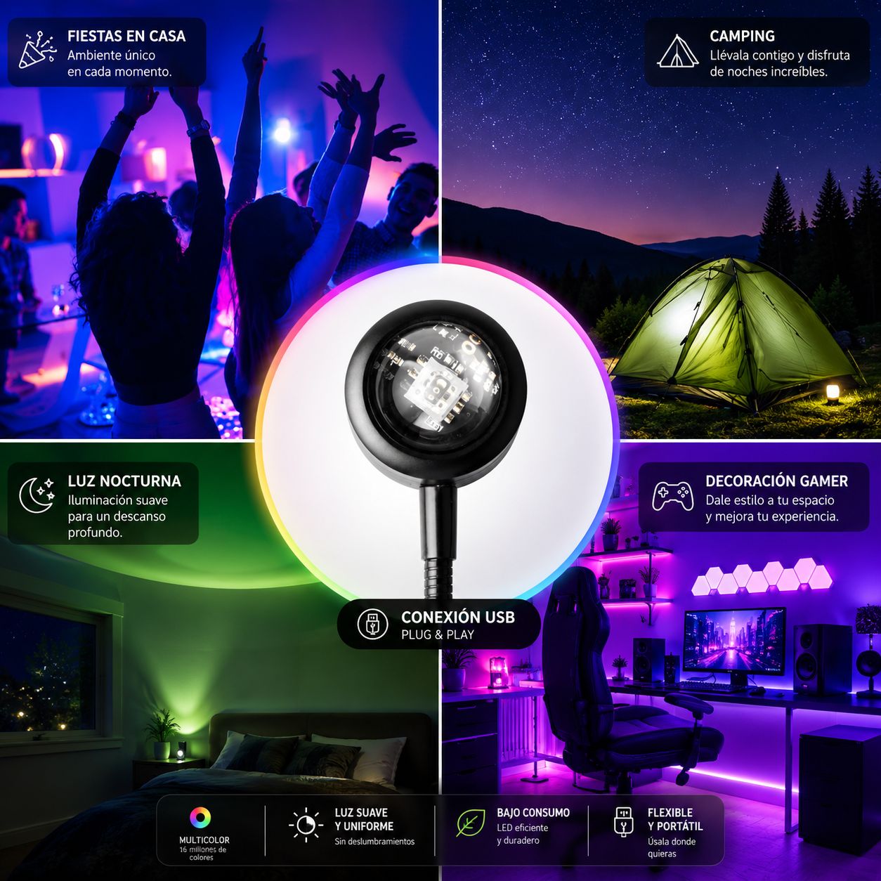 USB Sunset Light Lamp