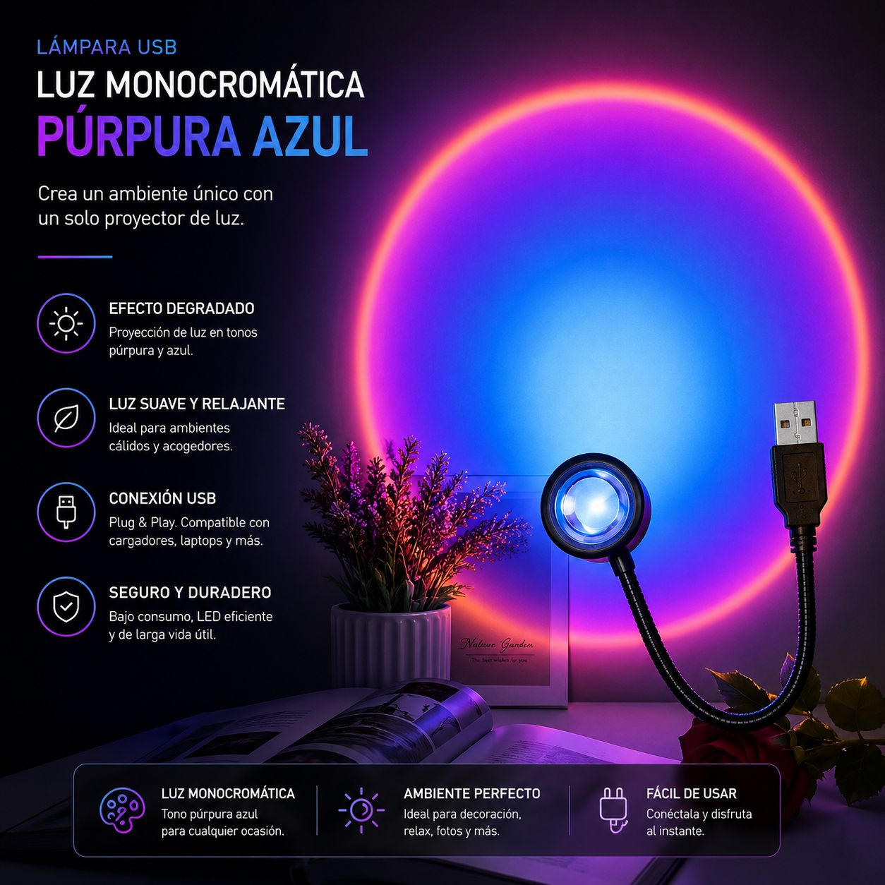 USB Sunset Light Lamp