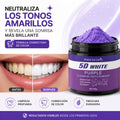Polvo Blanqueador Dental Morado 5D White - Blanqueamiento en 5 Días Sin Sulfatos