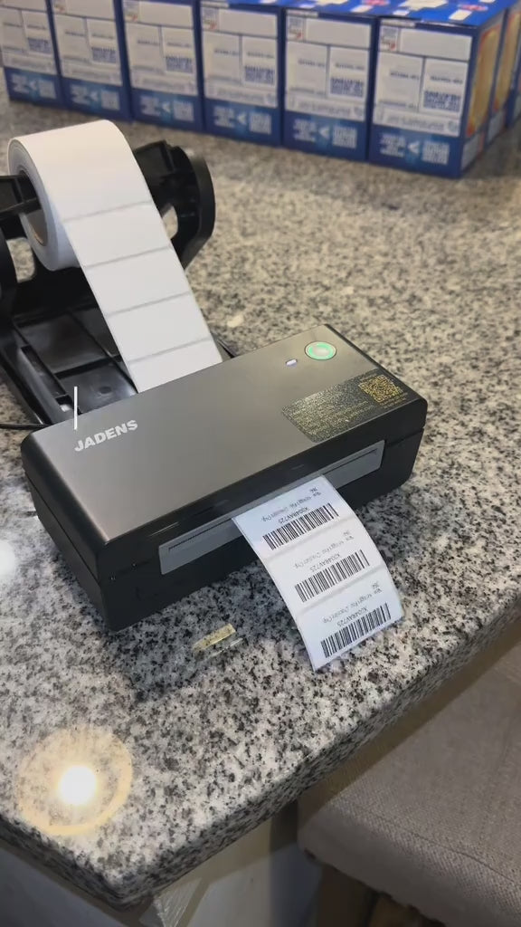 Impresora Térmica de Etiquetas 4×6 | Bluetooth + USB | iOS, Android, Mac, Windows