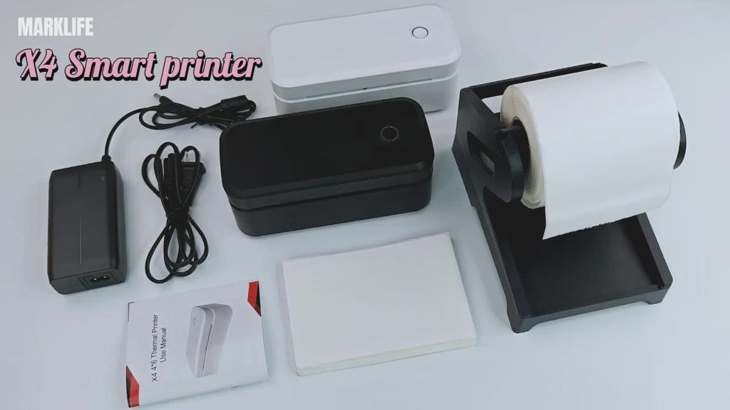 Impresora Térmica de Etiquetas 4×6 | Bluetooth + USB | iOS, Android, Mac, Windows