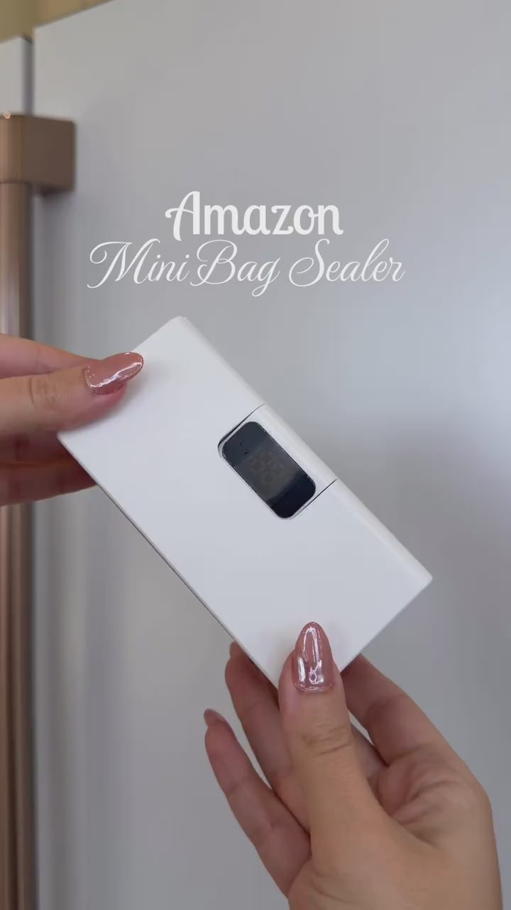 Sellador de Bolsas Portátil Mini – Recargable USB | Sellado Térmico Rápido