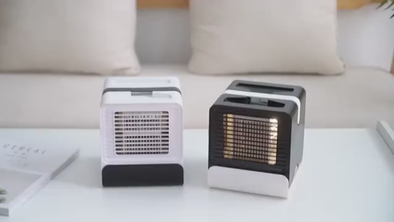 Mini Ventilador Enfriador USB con Iones Negativos 4 en 1